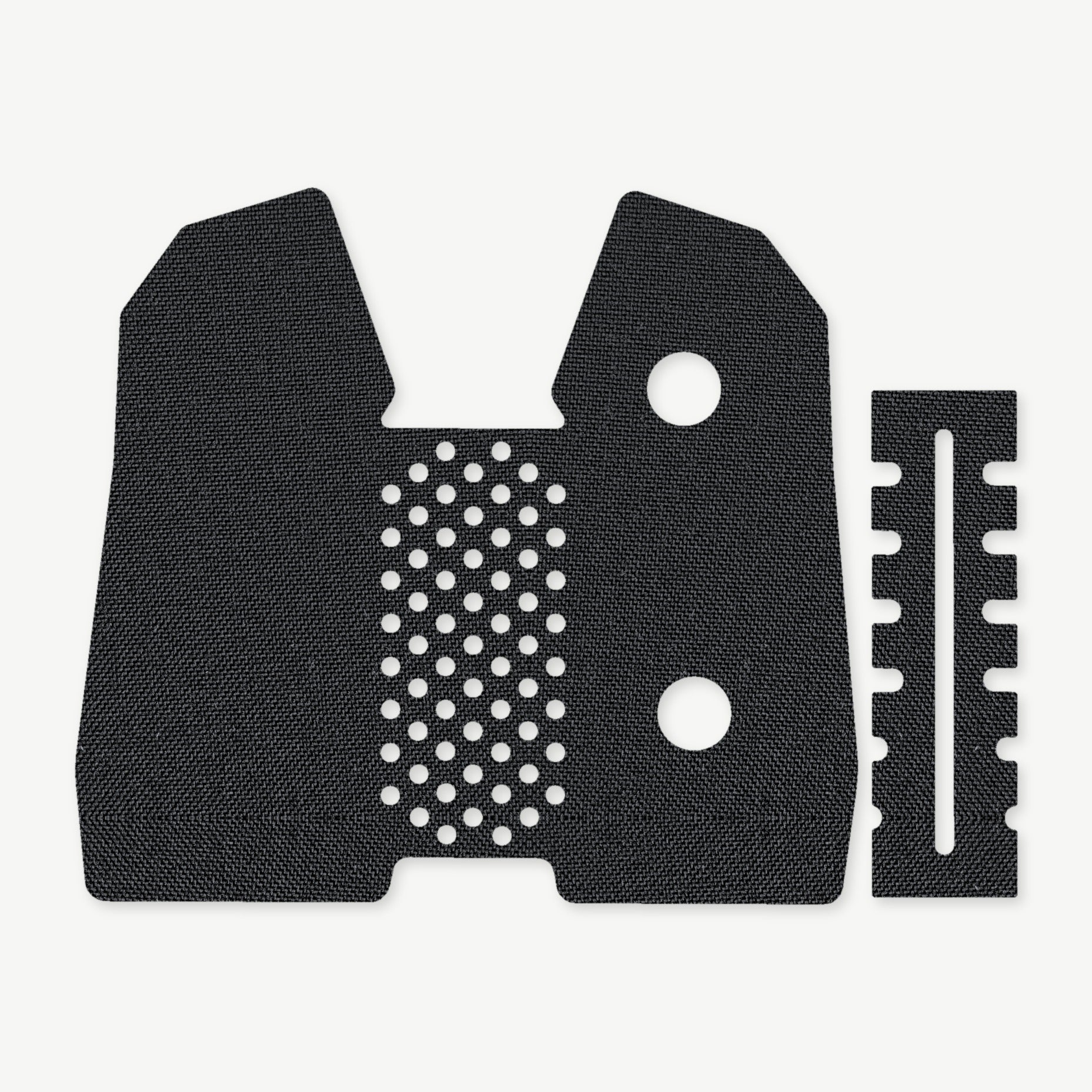 Grip Kit for Magpul MOE EVO - die-cut Cordura 1000D kit pieces in Black - Combat Textiles