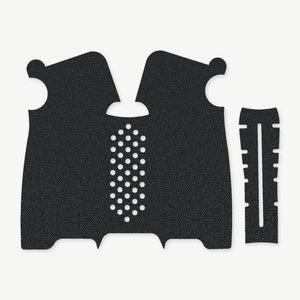 Grip Kit for Magpul MOE-K2 - die-cut Cordura 1000D kit pieces in Black - Combat Textiles