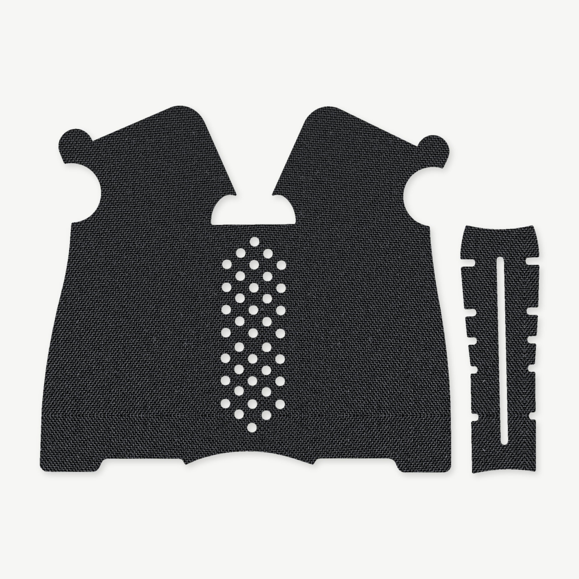 Grip Kit for Magpul MOE+ - die-cut Cordura 1000D kit pieces in Black - Combat Textiles