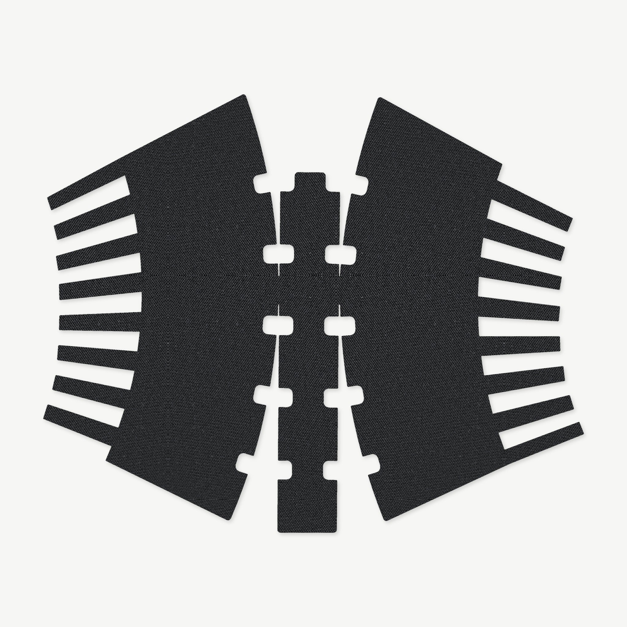 Mag Wrap Kit for Magpul PMAG 30 AK/AKM Gen 3 - die-cut Cordura 1000D kit pieces in Black - Combat Textiles