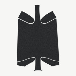 Stock Wrap Kit for Magpul SGA — Remington 870 - die-cut Cordura 1000D kit pieces in Black - Combat Textiles