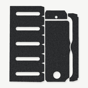 Light Wrap Kit for Modlite PL-350 (PLHv2, v3/OKW v2) - die-cut Cordura 1000D kit pieces in Black - Combat Textiles
