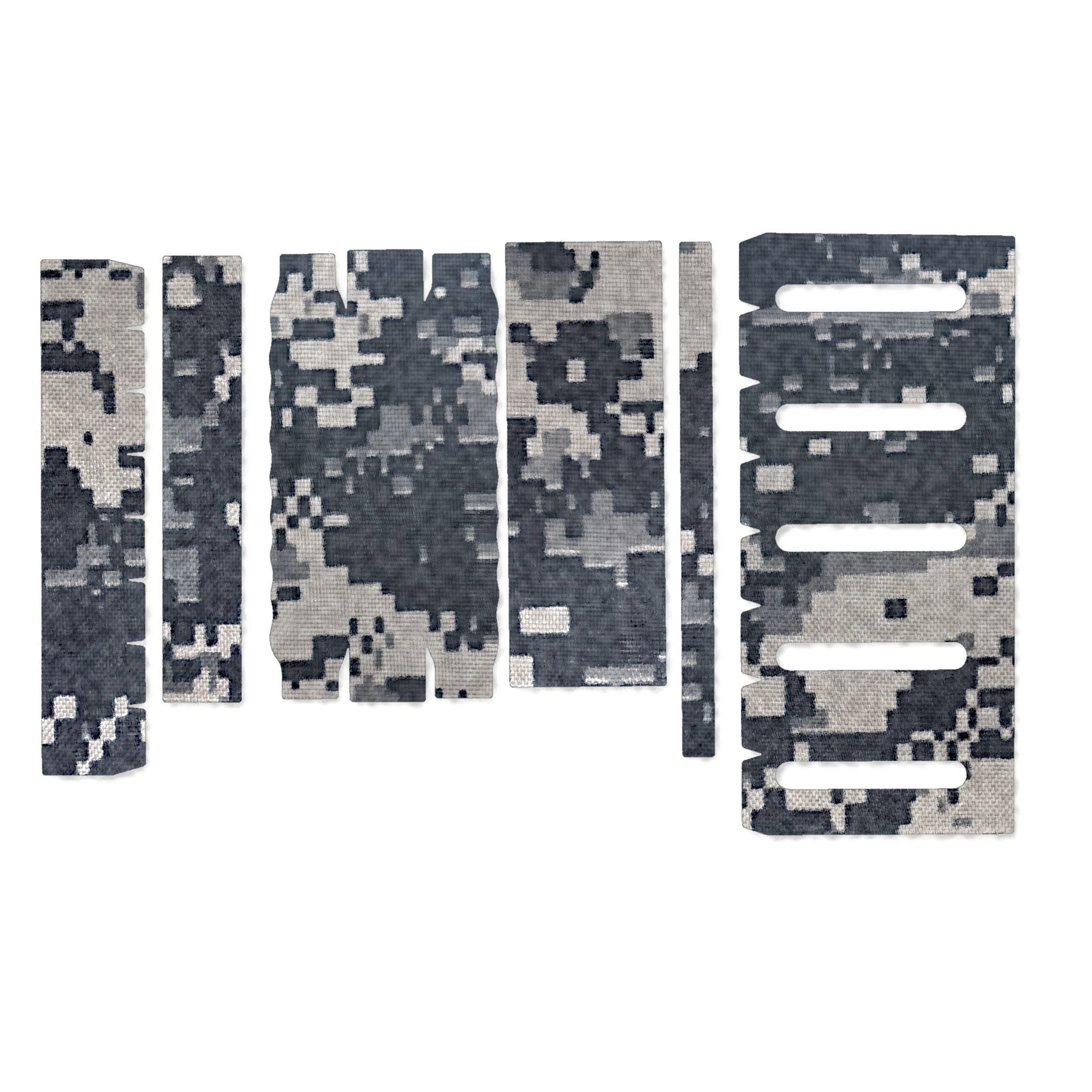 Modlite 18650 Rifle Light (PLHv2, v3/OKW v2) light wrap kit outline, ACU