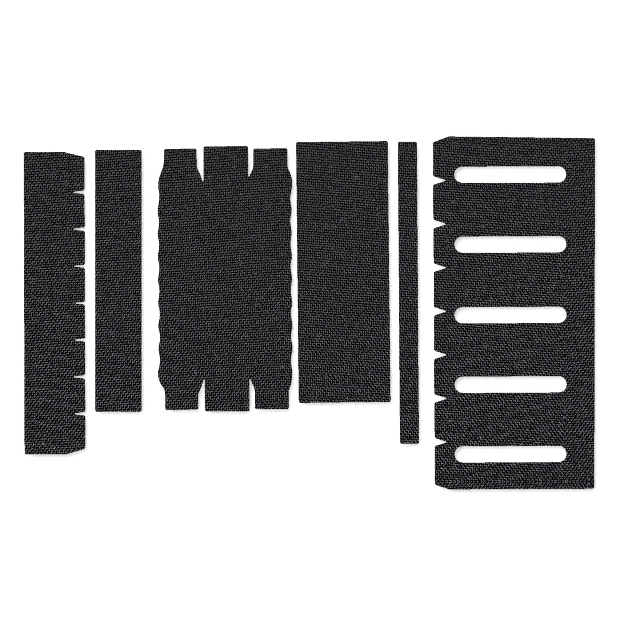 Modlite 18650 Rifle Light (PLHv2, v3/OKW v2) light wrap kit outline, Black