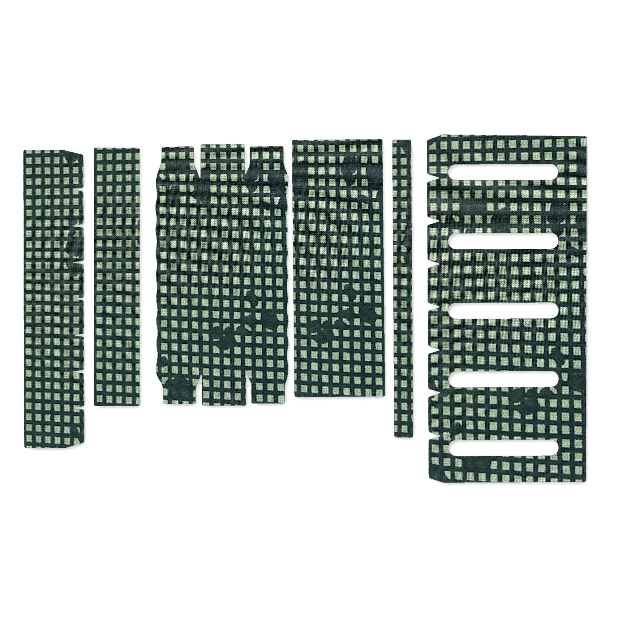 Modlite 18650 Rifle Light (PLHv2, v3/OKW v2) light wrap kit outline, Desert Night Camo