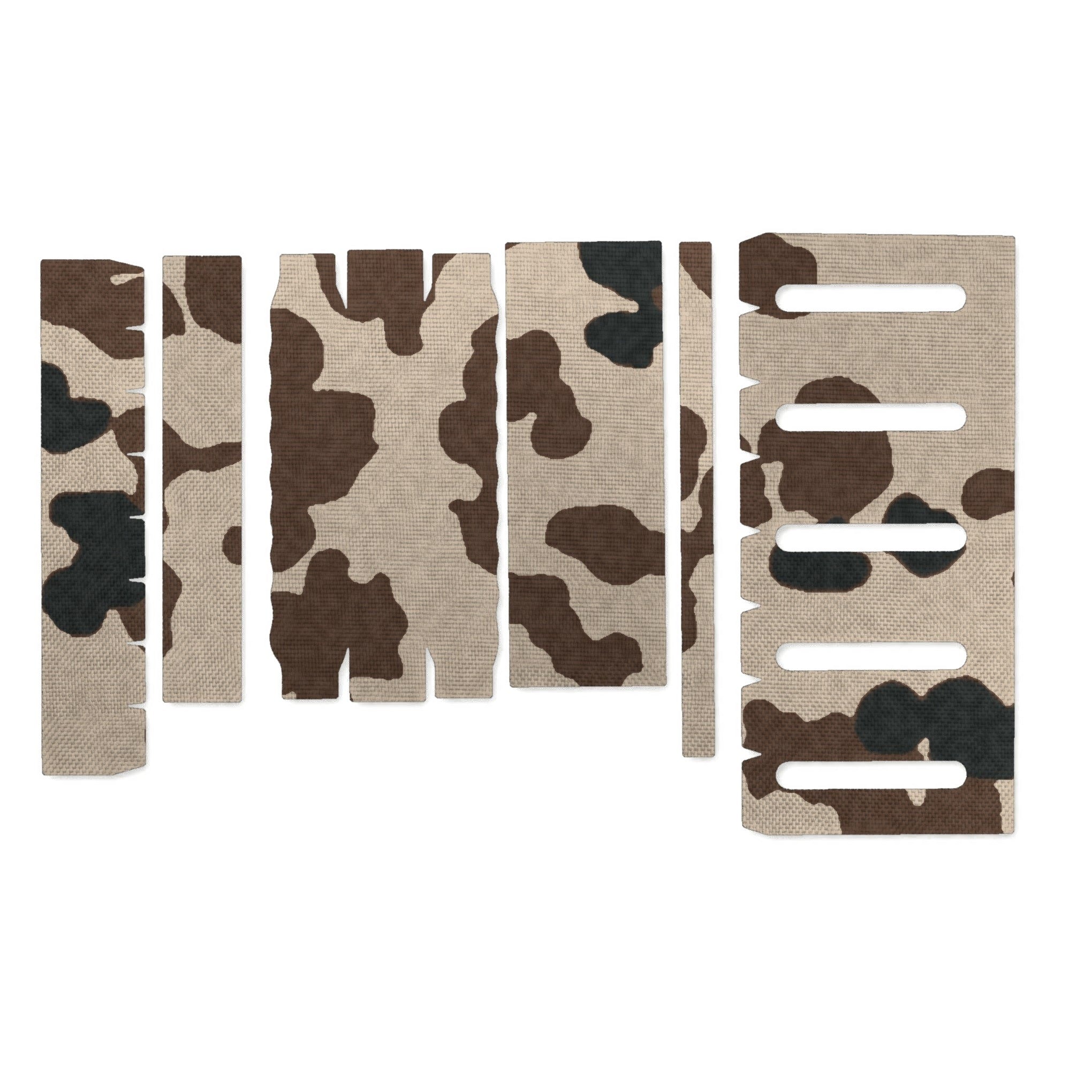 Modlite 18650 Rifle Light (PLHv2, v3/OKW v2) light wrap kit outline, Tropentarn