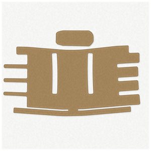 Magpul PMAG 25 M118 Gen M3 (308/7.62x51) mag wrap kit outline, Coyote