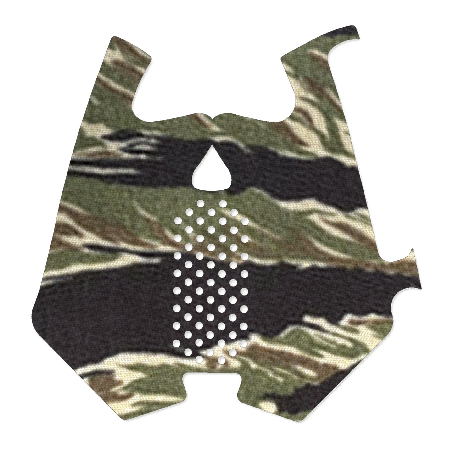 Magpul SGA — Remington 870 grip wrap kit outline, Tiger Stripe (Green/Black)