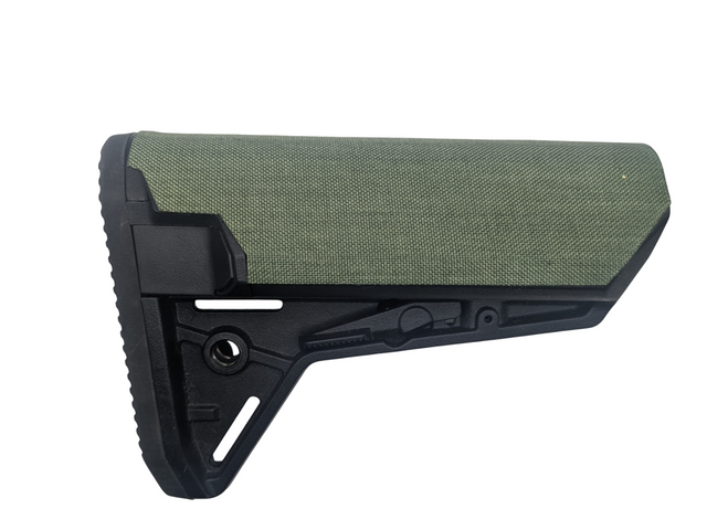 Cordura 1000D stock wrap on the Magpul MOE SL-S Stock — Combat Textiles