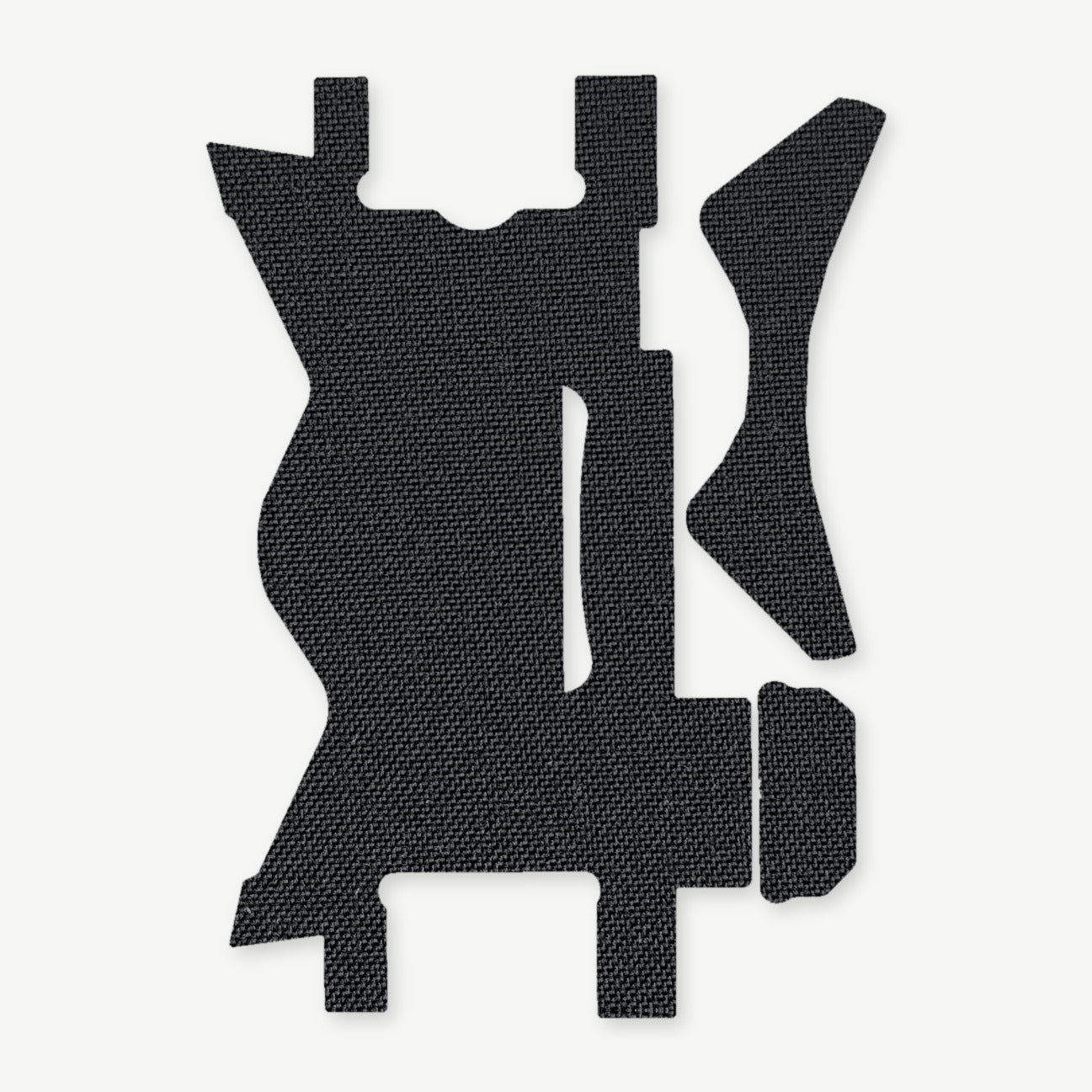 Light Wrap Kit for OLIGHT PL-X - die-cut Cordura 1000D kit pieces in Black - Combat Textiles