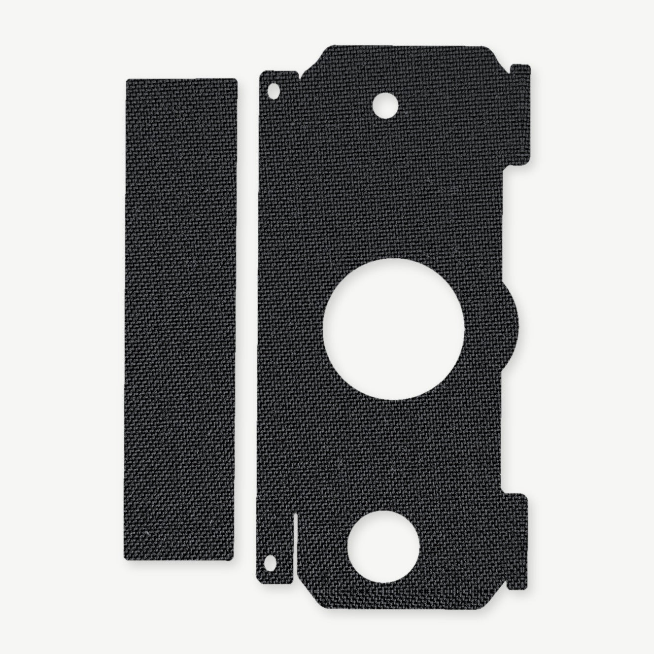 Light Wrap Kit for OLIGHT VALKYRIE PL-3 (R) - die-cut Cordura 1000D kit pieces in Black - Combat Textiles