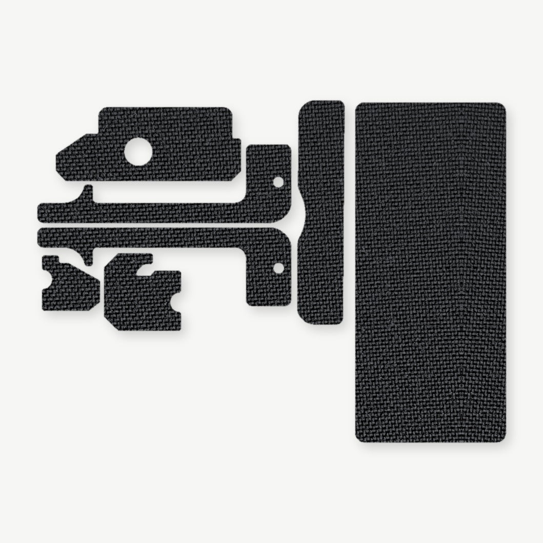 Light Wrap Kit for OLIGHT VALKYRIE PL-MINI 3 - die-cut Cordura 1000D kit pieces in Black - Combat Textiles