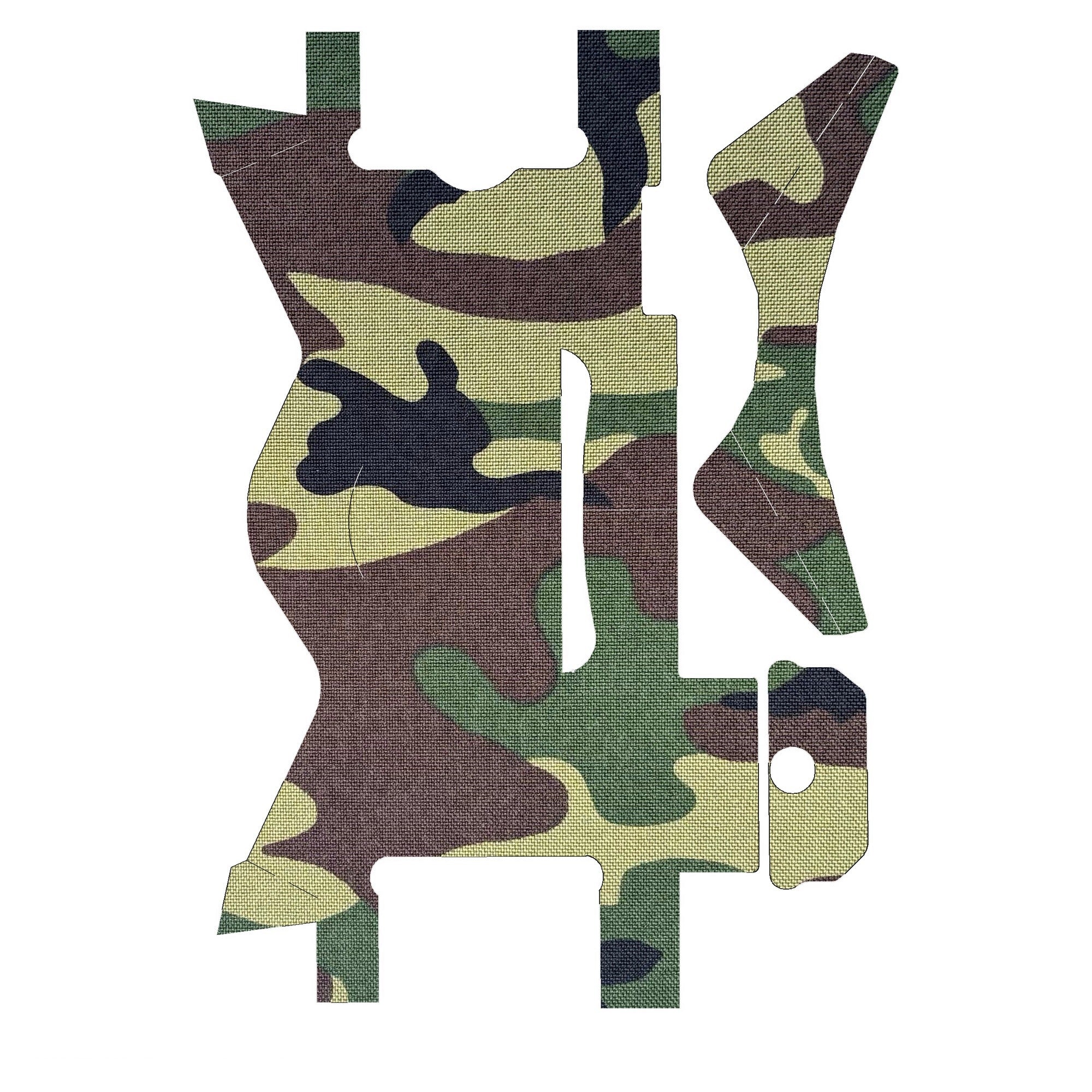 OLIGHT PL-X light wrap kit outline, M81 Woodland