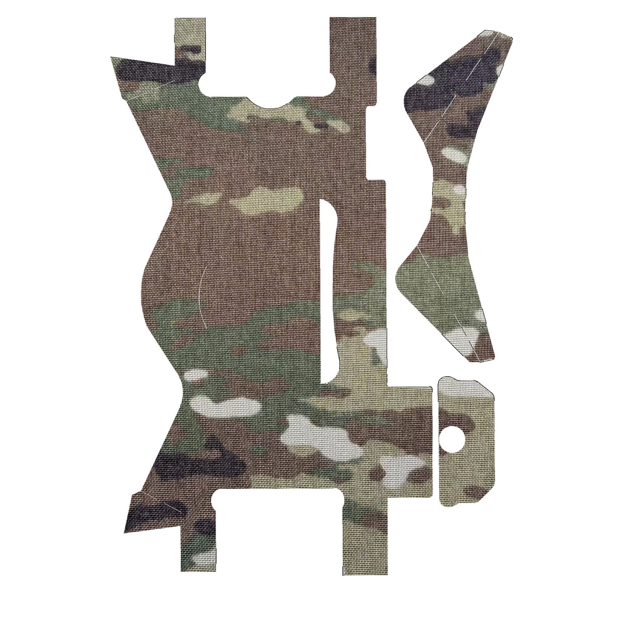 OLIGHT PL-X light wrap kit outline, MultiCam