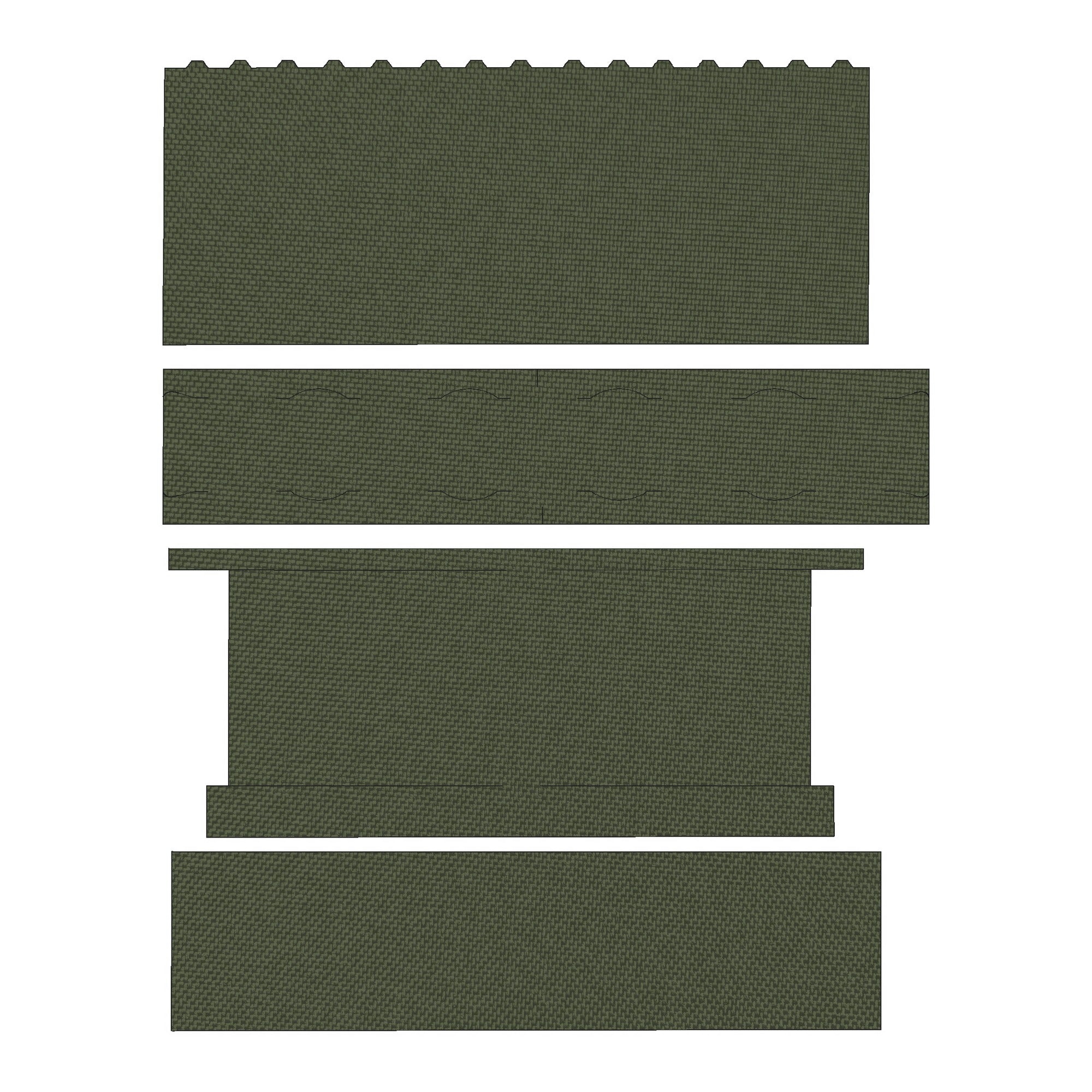 OLIGHT ODIN Mini light wrap kit outline, OD Green