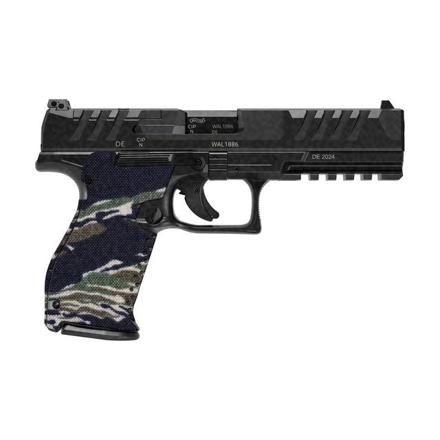 Walther PDP (Full Size) Cordura grip wrap, Tiger Stripe (Green/Black)