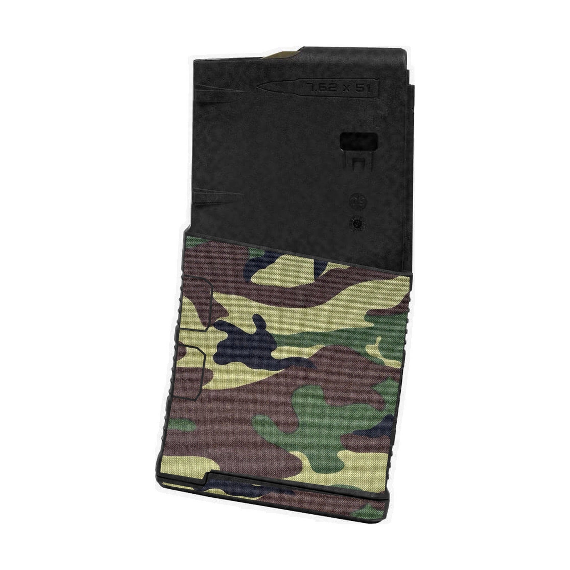 Magpul PMAG 20 LR/SR Gen 3 (308/7.62x51) Cordura mag wrap, M81 Woodland