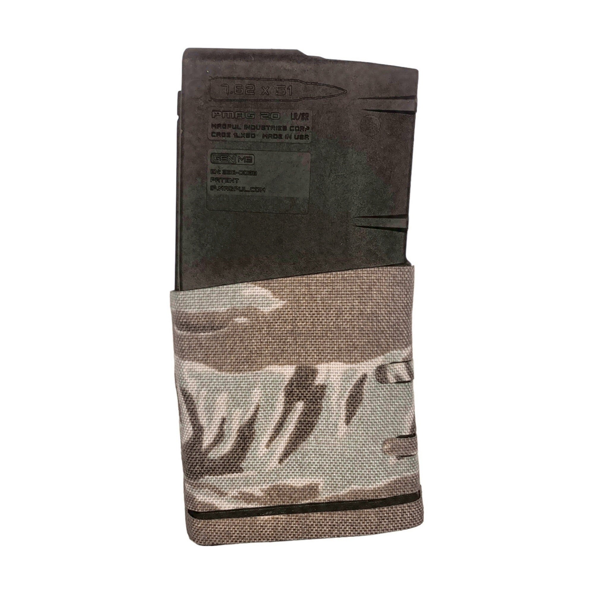 Magpul PMAG 20 LR/SR Gen 3 (308/7.62x51) Cordura mag wrap, Tiger Stripe (Desert)