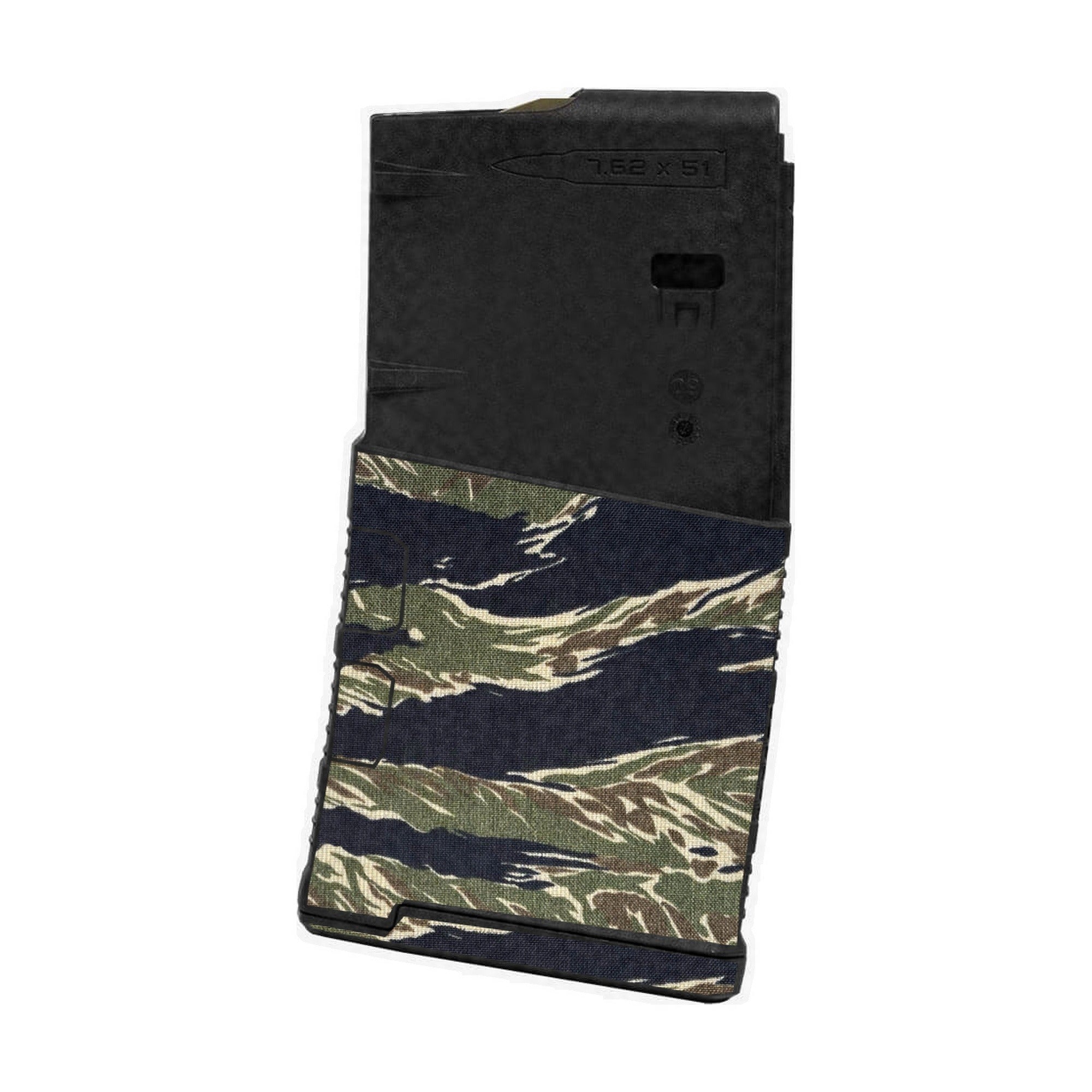 Magpul PMAG 20 LR/SR Gen 3 (308/7.62x51) Cordura mag wrap, Tiger Stripe (Green/Black)