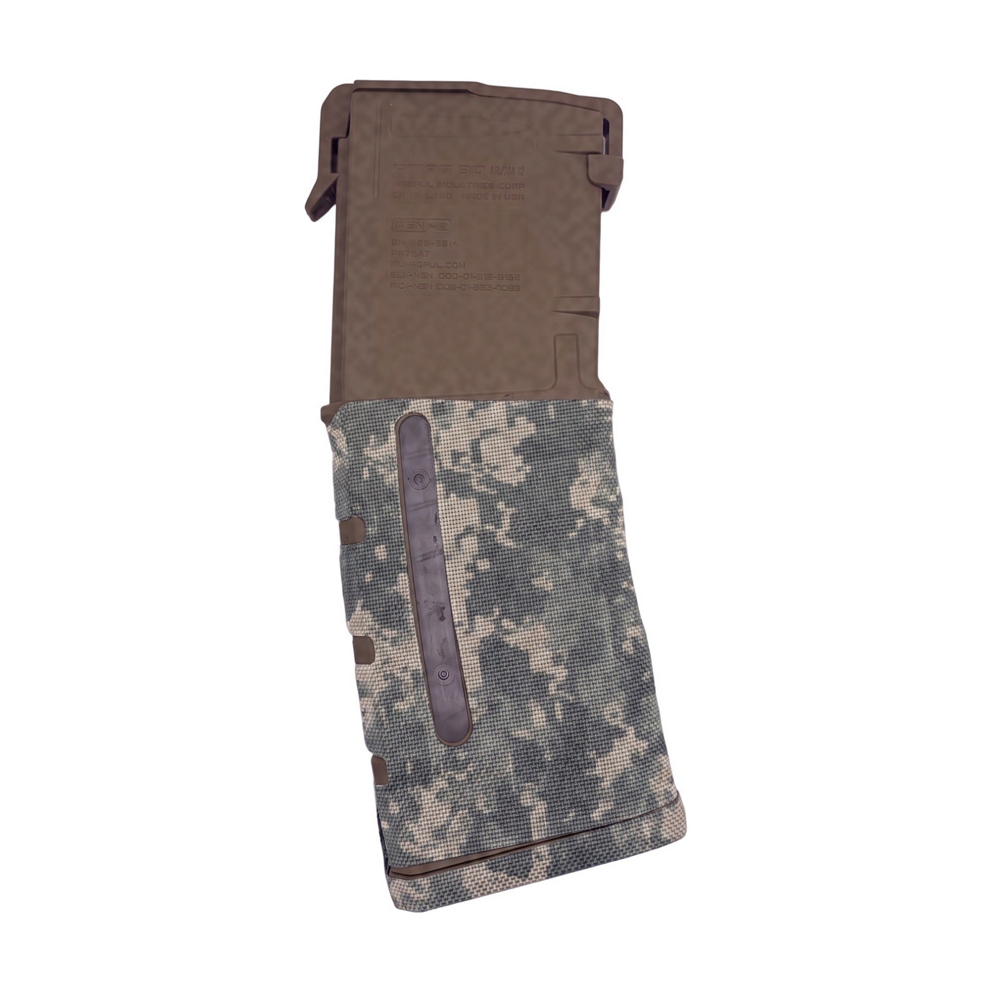 Magpul PMAG 30 AR/M4 Gen 3 Cordura mag wrap, ACU (Window: Yes)