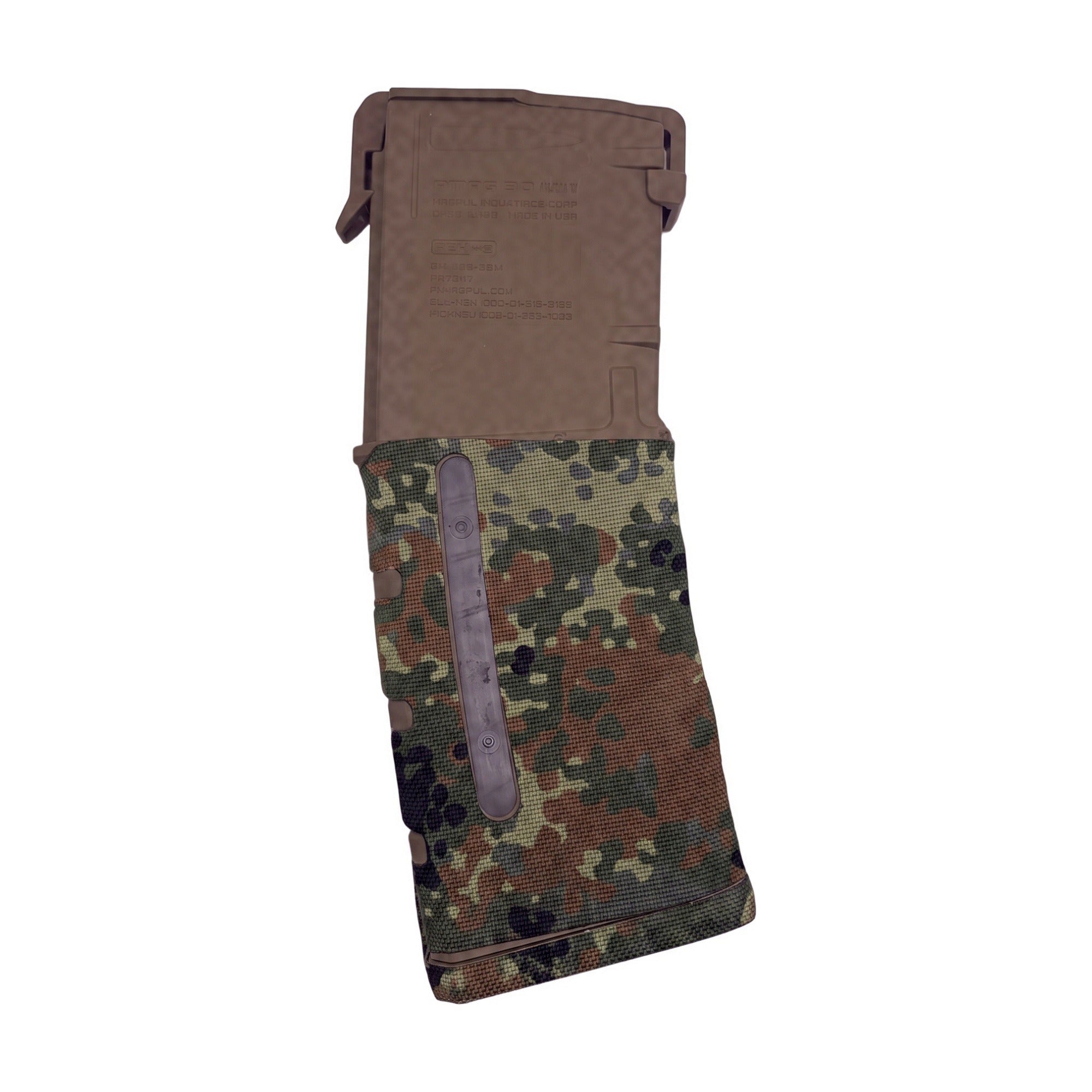 Magpul PMAG 30 AR/M4 Gen 3 Cordura mag wrap, Flecktarn (Window: Yes)