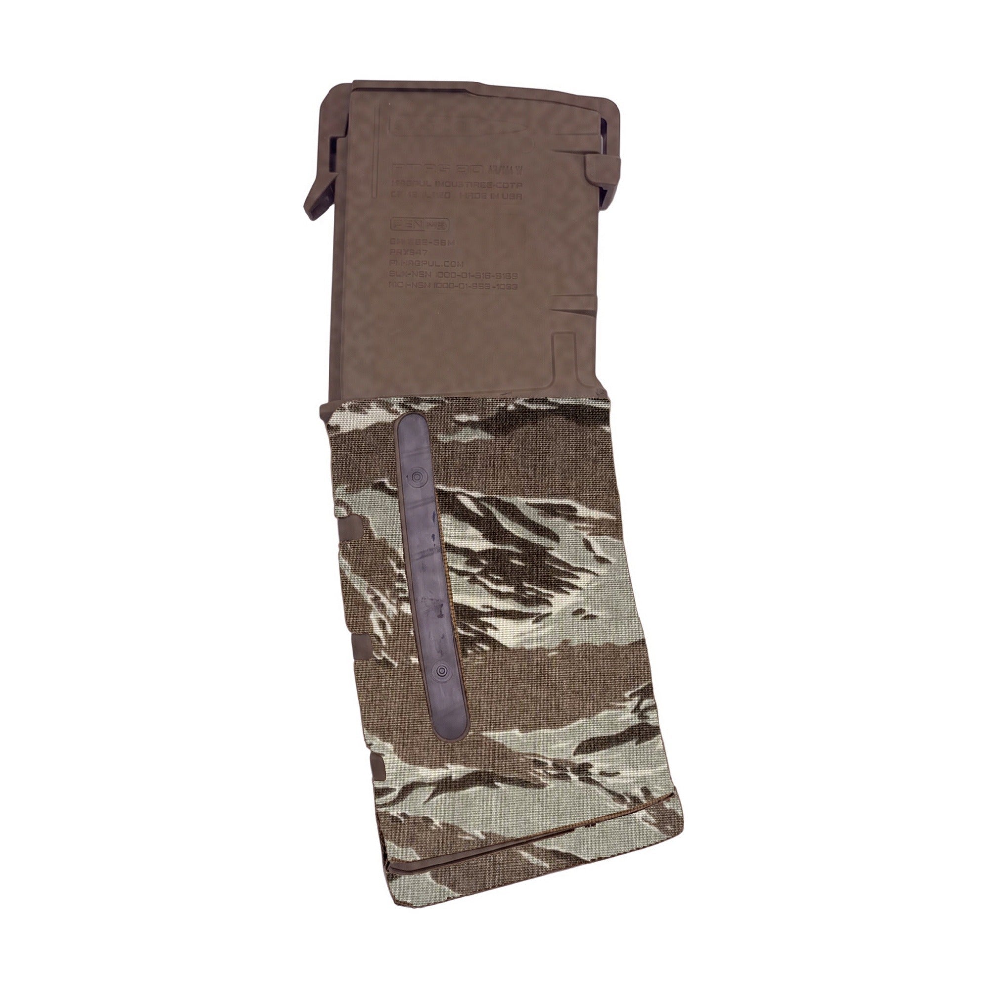 Magpul PMAG 30 AR/M4 Gen 3 Cordura mag wrap, Tiger Stripe (ABU) (Window: Yes)