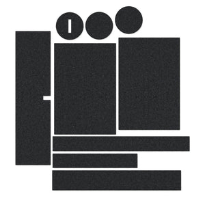 Primary Arms SLx 1-6x24 Gen IV optic wrap kit outline, Black