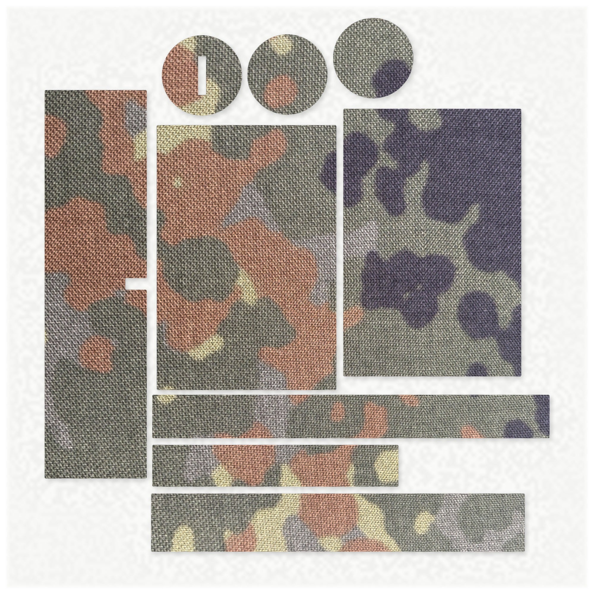 Primary Arms SLx 1-6x24 Gen IV optic wrap kit outline, Flecktarn