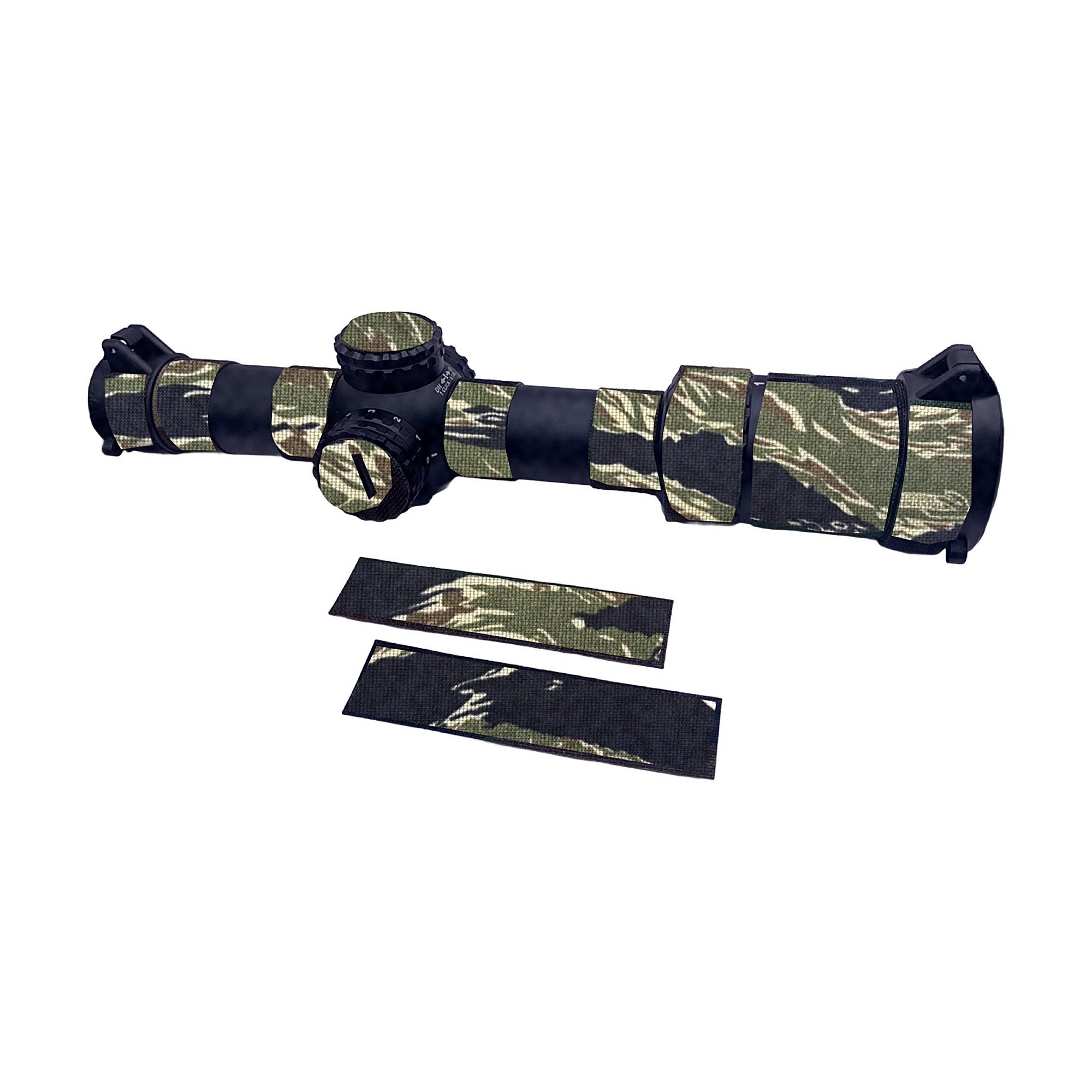 Primary Arms SLx 1-6x24 Gen IV Cordura optic wrap, Tiger Stripe (Green/Black)