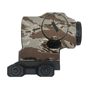 Primary Arms SLx 1X MicroPrism Cordura optic wrap, Tiger Stripe (Desert)