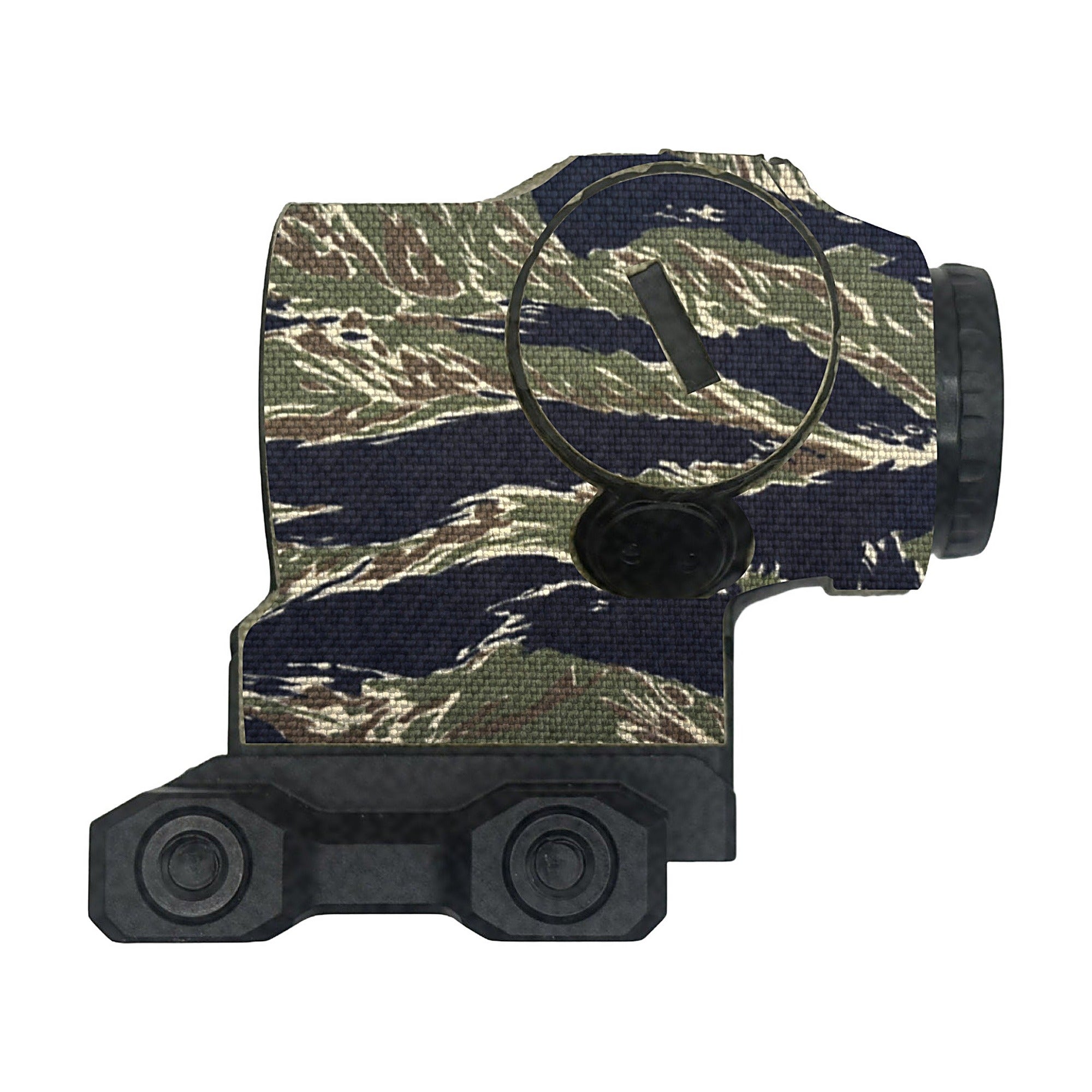 Primary Arms SLx 1X MicroPrism Cordura optic wrap, Tiger Stripe (Green/Black)