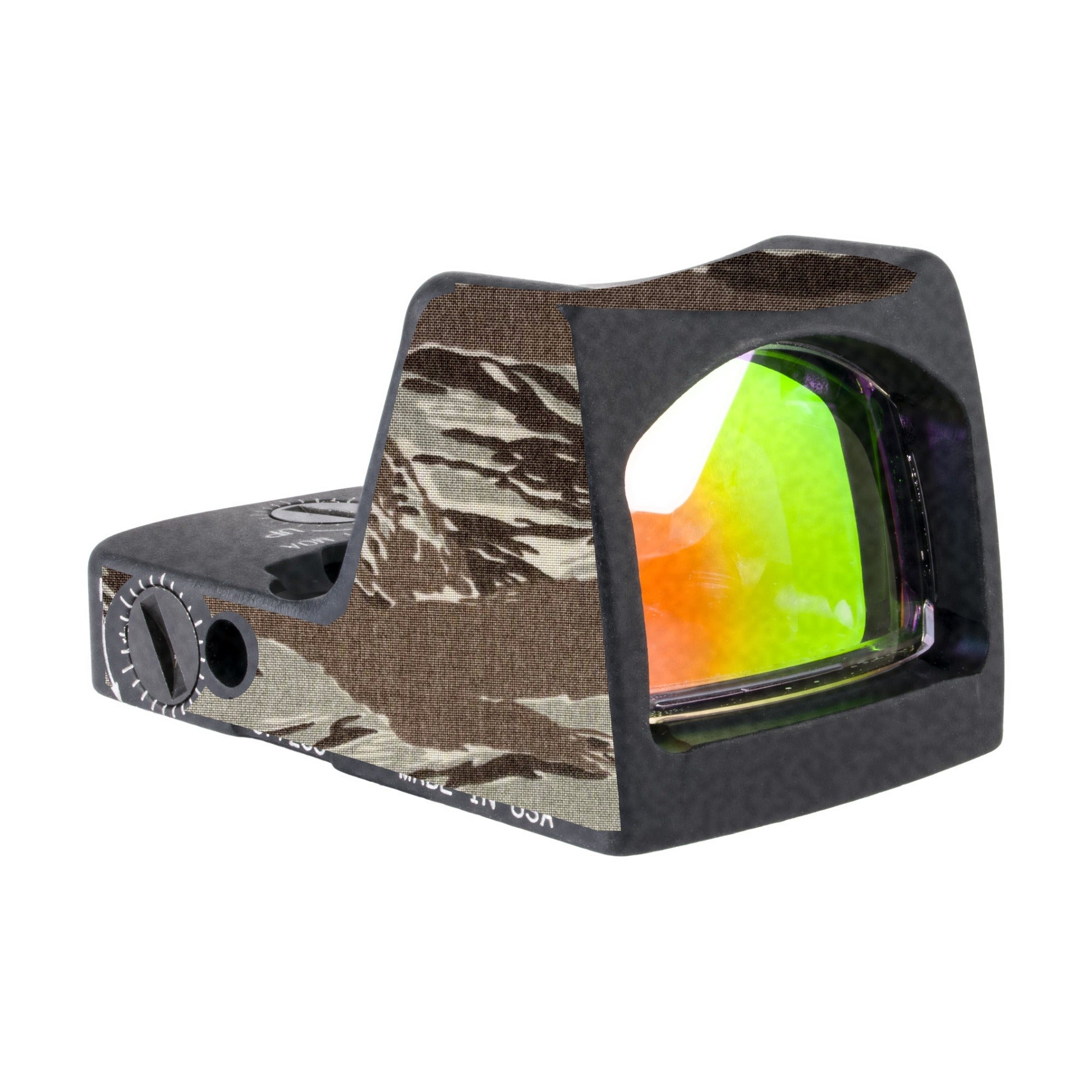 Trijicon RMR Type2 Cordura optic wrap, Tiger Stripe (ABU) (Brightness Buttons: No)