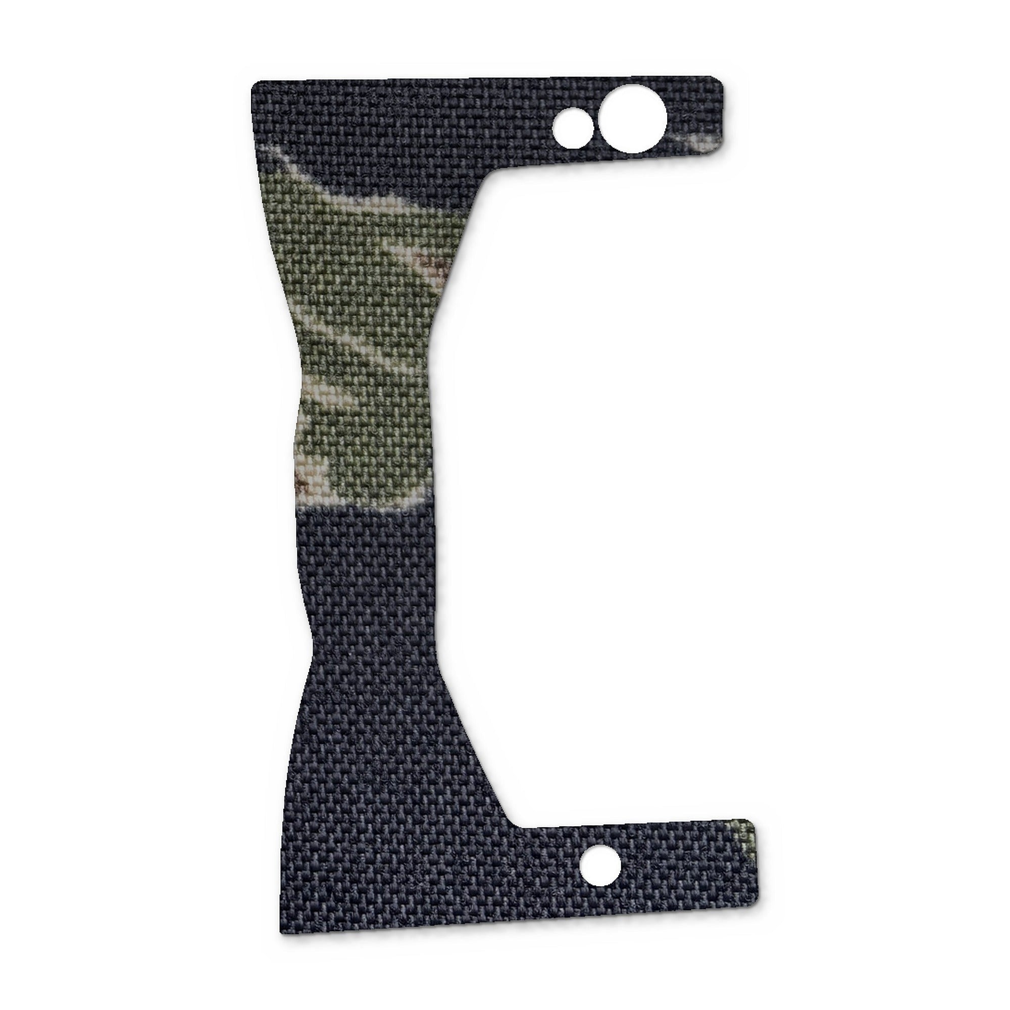 Trijicon RMR Type2 optic wrap kit outline, Tiger Stripe (Green/Black) (Brightness Buttons: No)