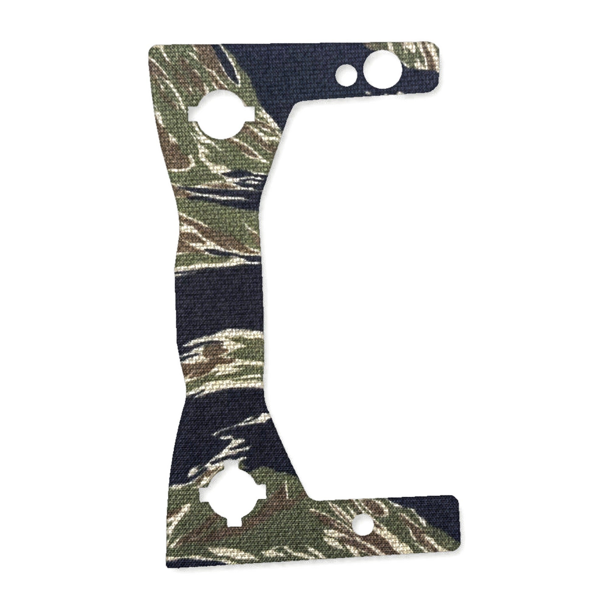 Trijicon RMR Type2 optic wrap kit outline, Tiger Stripe (Green/Black) (Brightness Buttons: Yes)