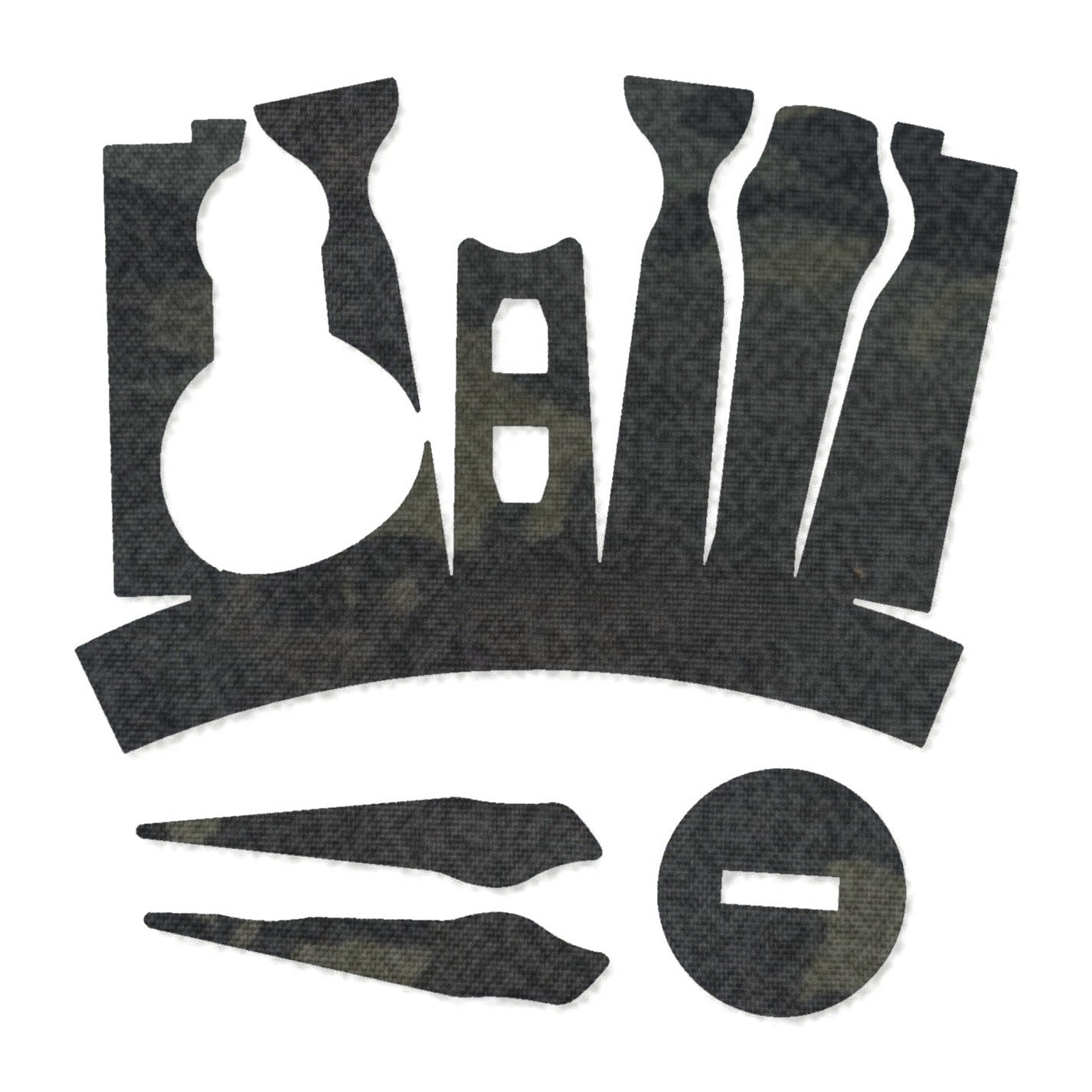 SIG Romeo 5 (Gen 2) optic wrap kit outline, MultiCam Black