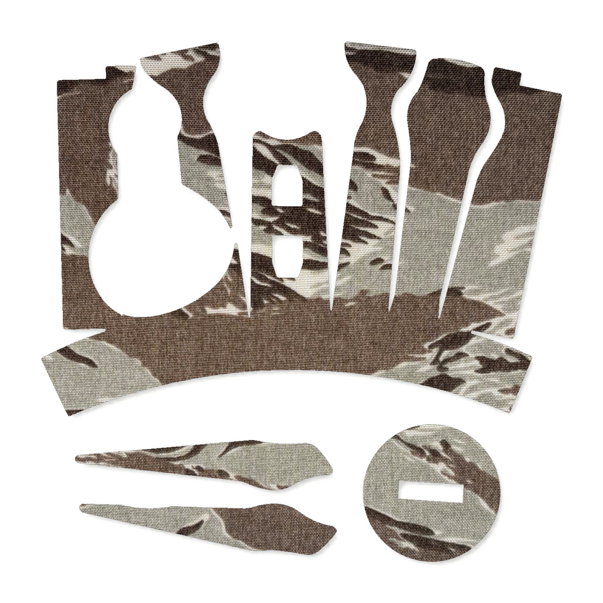 SIG Romeo 5 (Gen 2) optic wrap kit outline, Tiger Stripe (ABU)