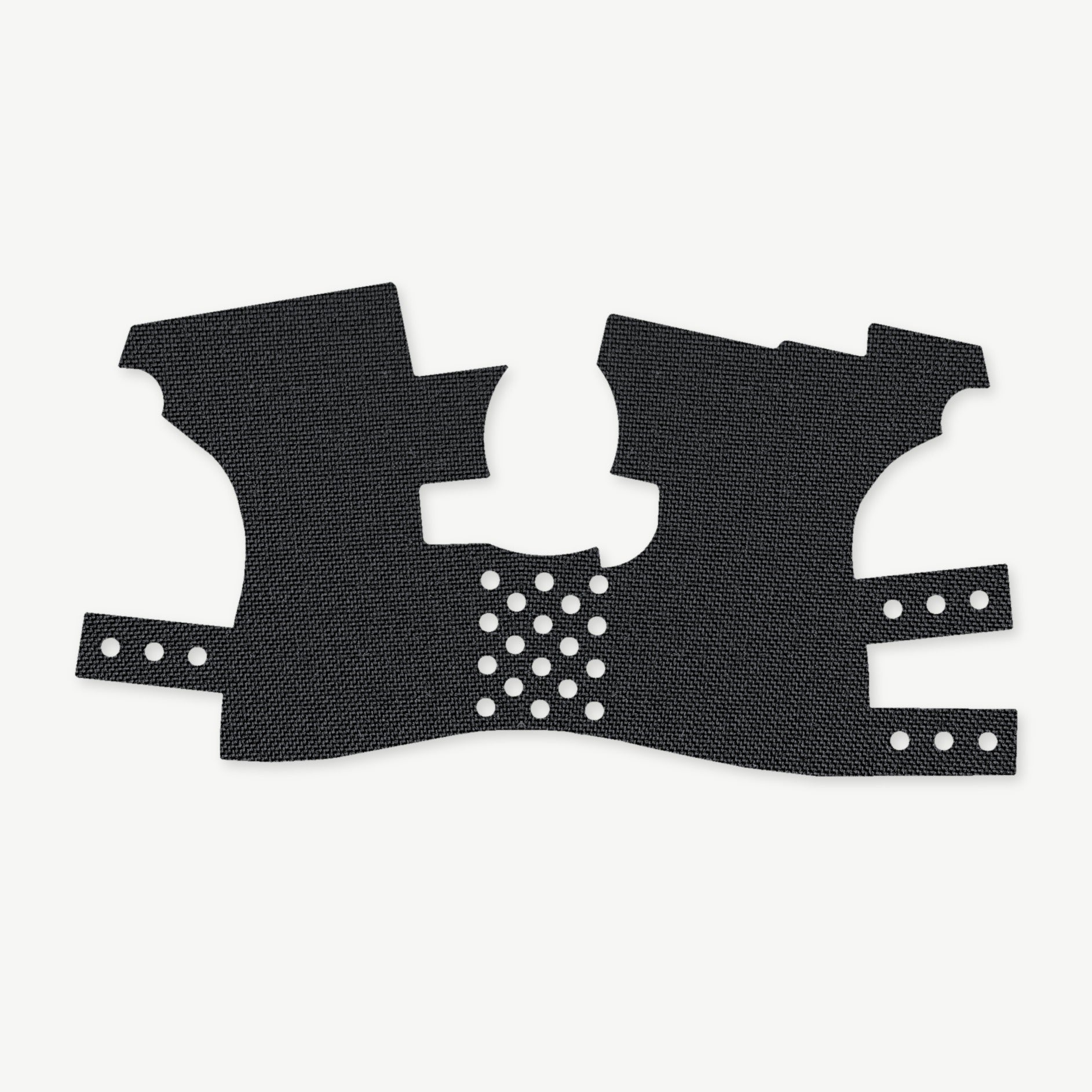 Grip Kit for Ruger LCP - die-cut Cordura 1000D kit pieces in Black - Combat Textiles