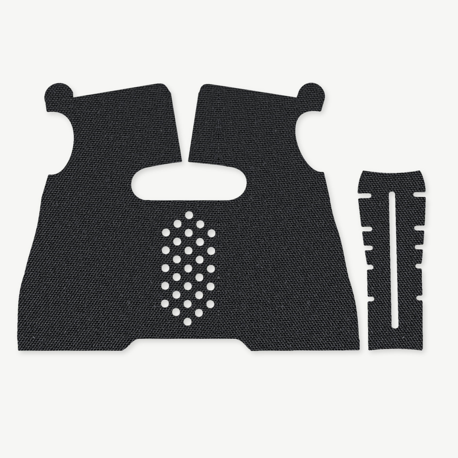 Grip Kit for Reptilia CQG - die-cut Cordura 1000D kit pieces in Black - Combat Textiles