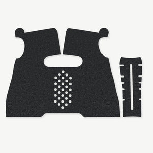 Grip Kit for Reptilia CQG - die-cut Cordura 1000D kit pieces in Black - Combat Textiles
