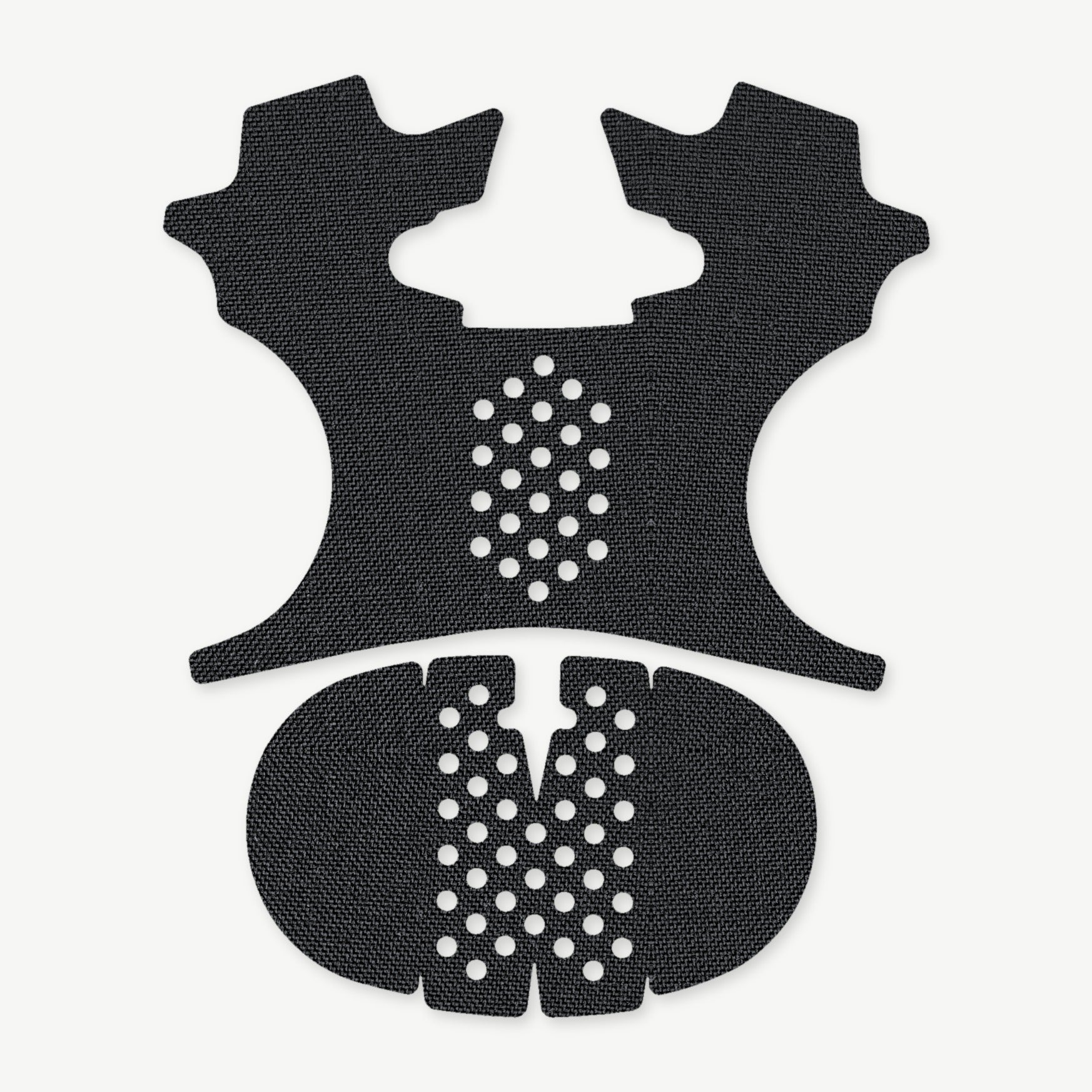 Grip Kit for Smith & Wesson CSX - die-cut Cordura 1000D kit pieces in Black - Combat Textiles
