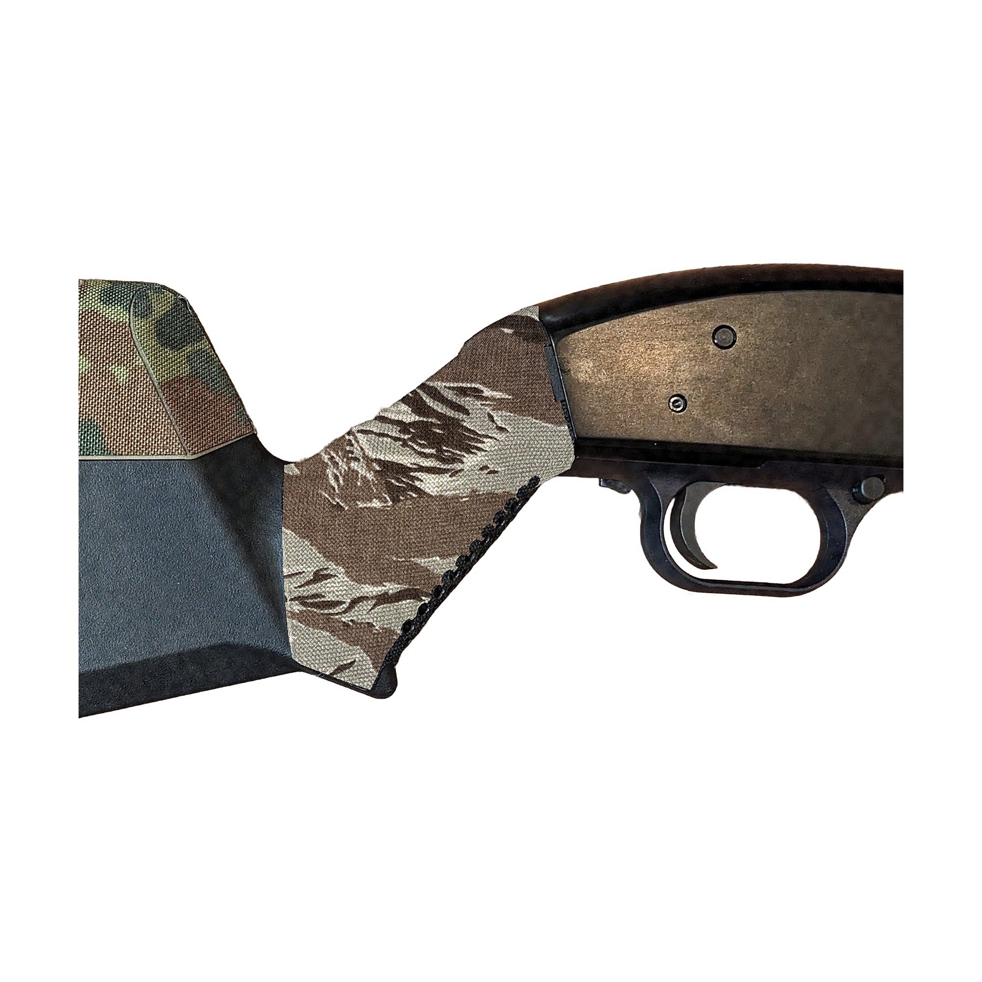 Magpul SGA — Mossberg 500/590 Cordura grip wrap, Tiger Stripe (ABU)