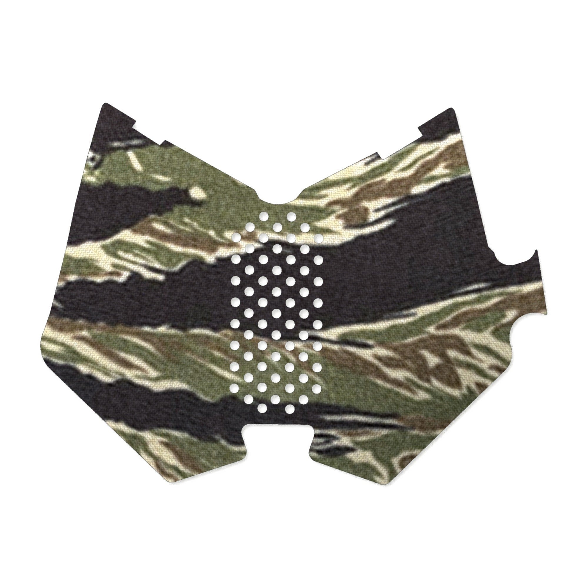 Magpul SGA — Mossberg 500/590 grip wrap kit outline, Tiger Stripe (Green/Black)