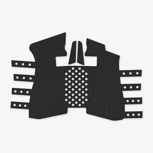 Grip Kit for Shadow Systems CR920XP / CR920X - die-cut Cordura 1000D kit pieces in Black - Combat Textiles