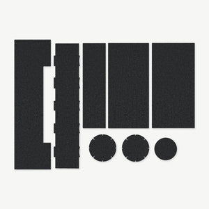 Optic Wrap Kit for SIG Tango-MSR 1-6x24 - die-cut Cordura 1000D kit pieces in Black - Combat Textiles
