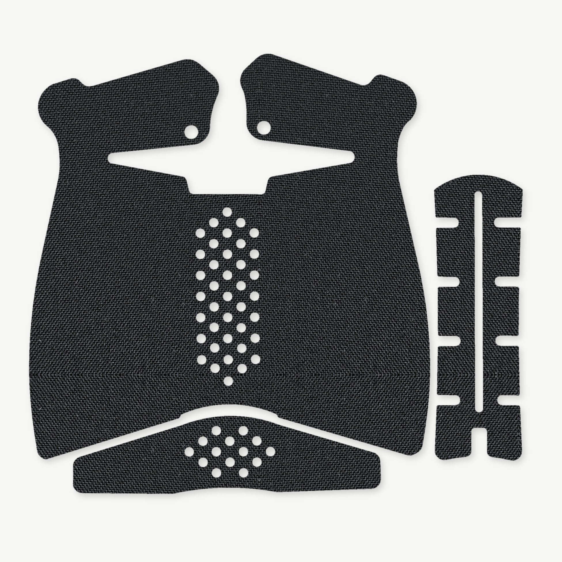 Grip Kit for Springfield Echelon - die-cut Cordura 1000D kit pieces in Black - Combat Textiles