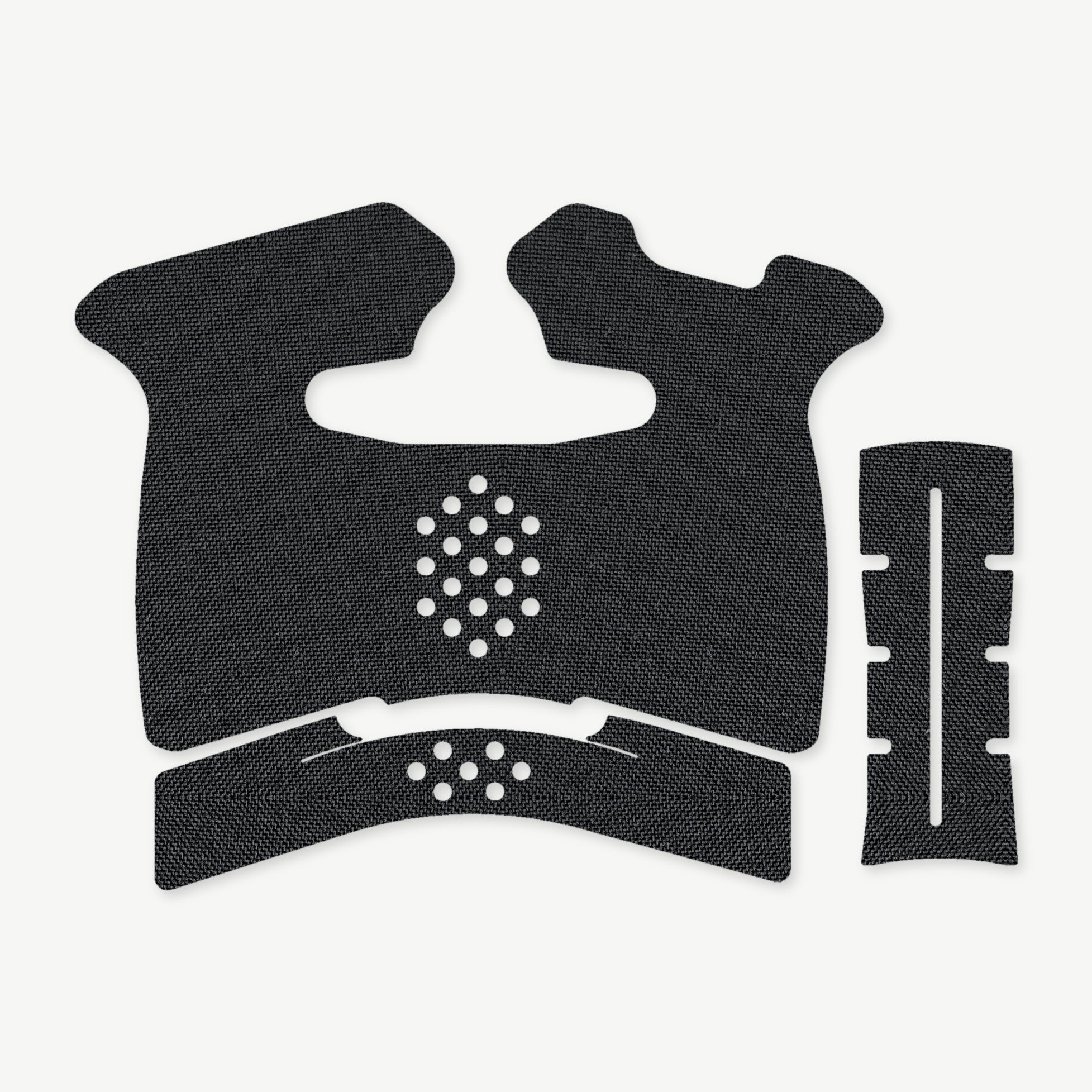Grip Kit for Springfield Hellcat - die-cut Cordura 1000D kit pieces in Black - Combat Textiles