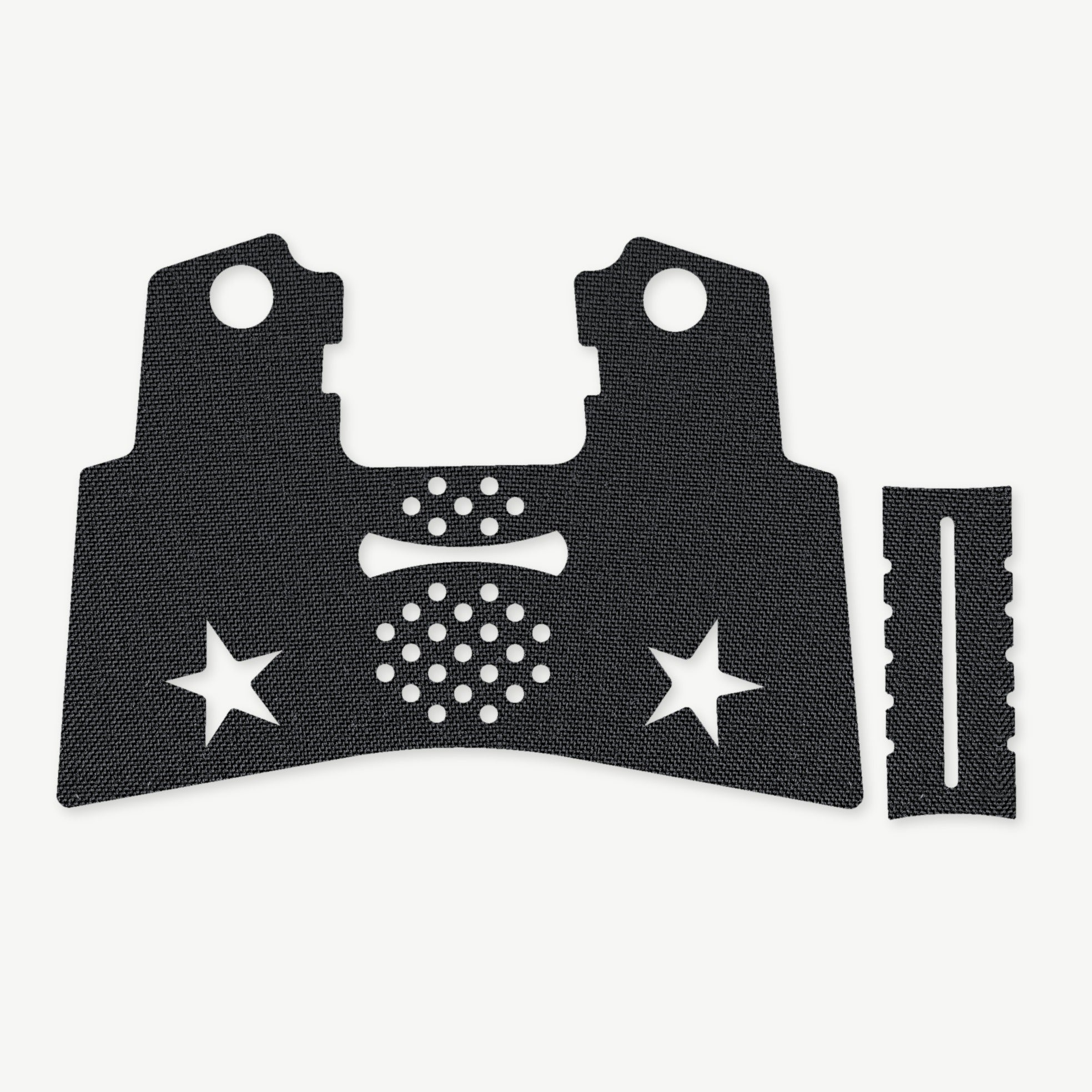 Grip Kit for Staccato HD C3.6 - die-cut Cordura 1000D kit pieces in Black - Combat Textiles