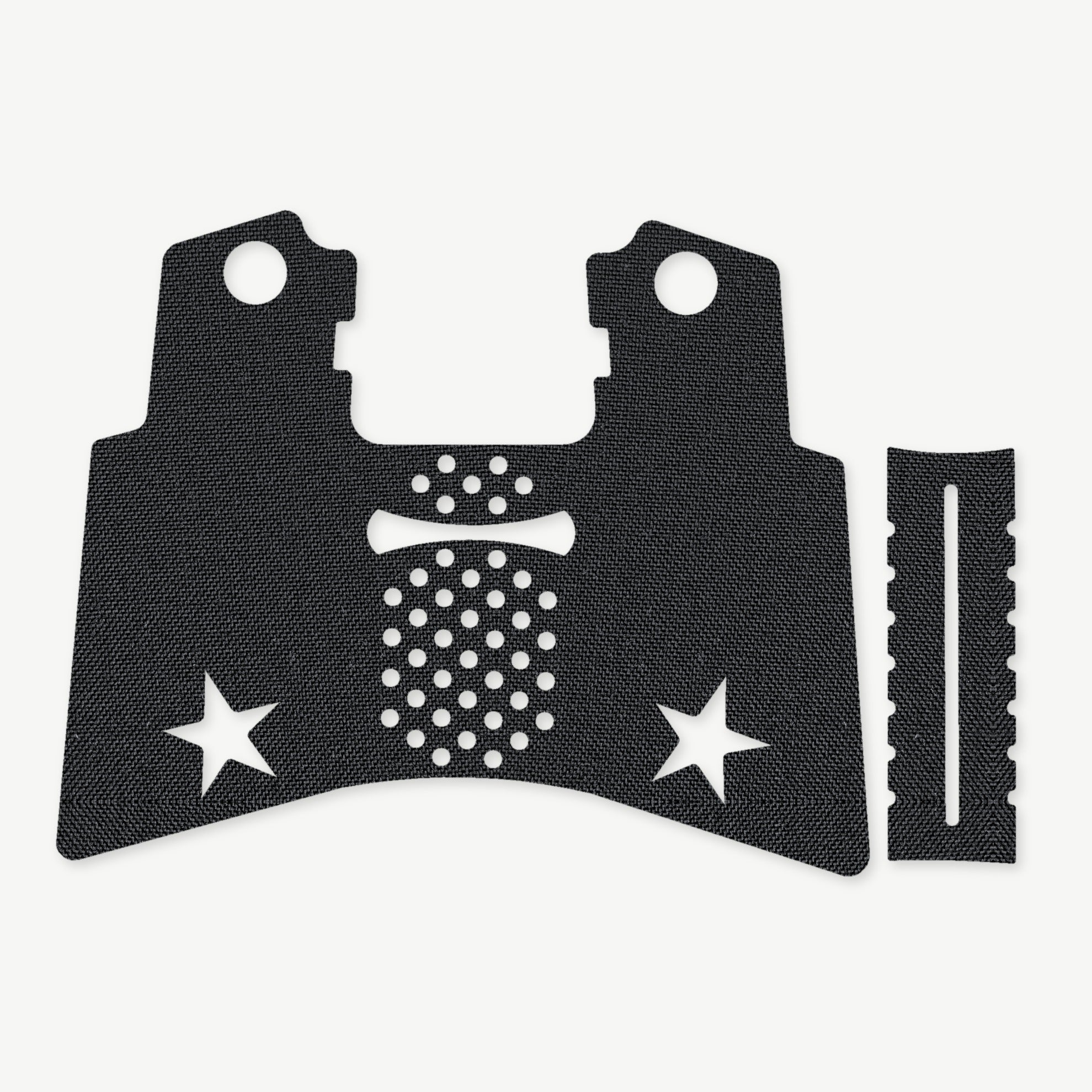 Grip Kit for Staccato HD P4 / P4.5 - die-cut Cordura 1000D kit pieces in Black - Combat Textiles