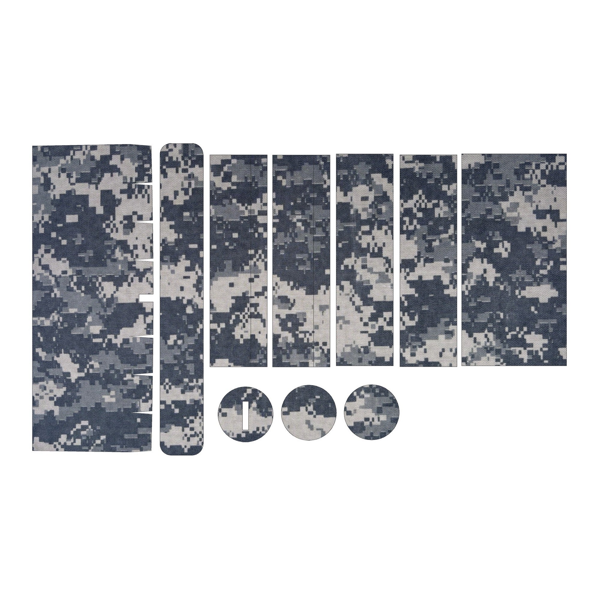 Vortex Strike Eagle 1-6x24 optic wrap kit outline, ACU