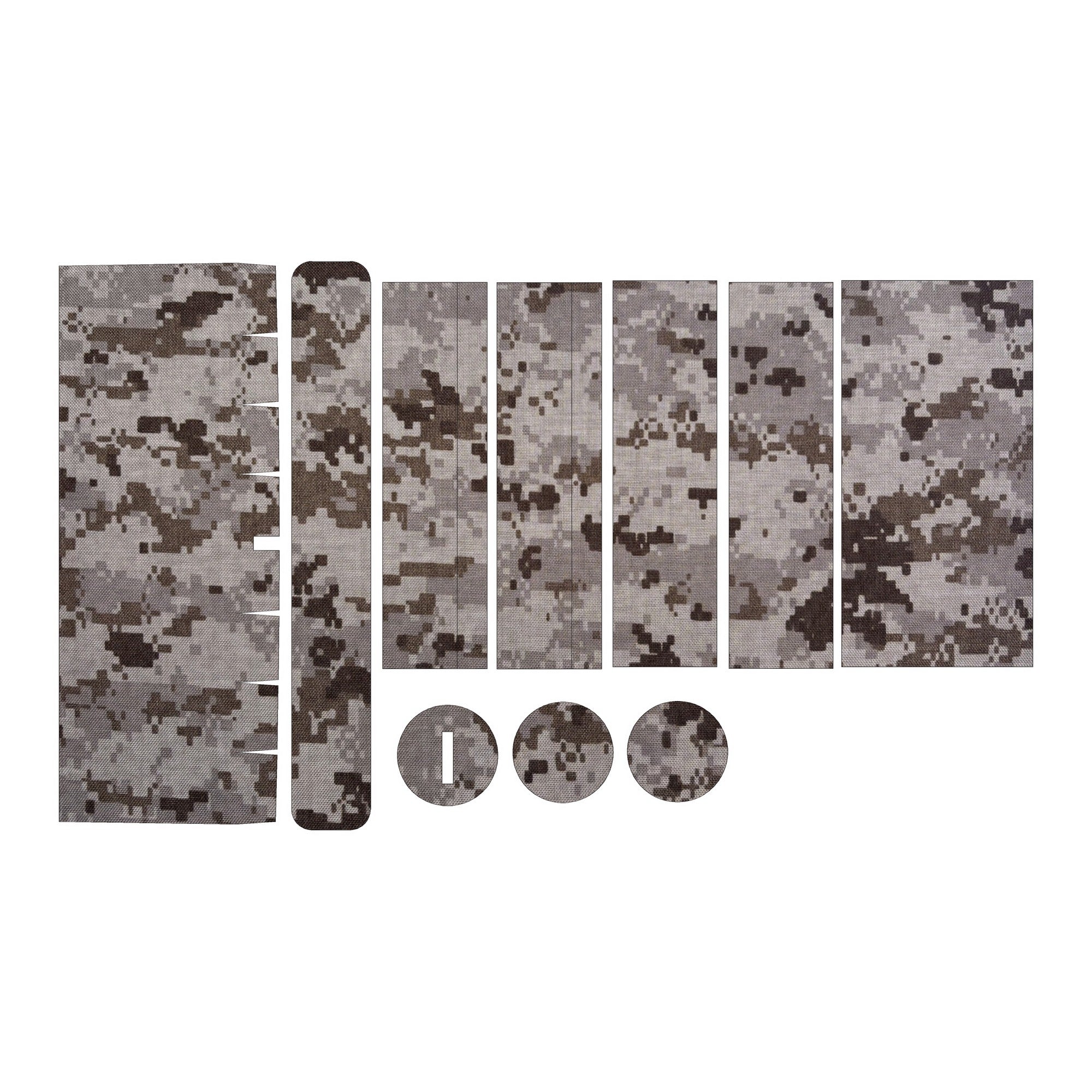 Vortex Strike Eagle 1-6x24 optic wrap kit outline, ACU (Desert)
